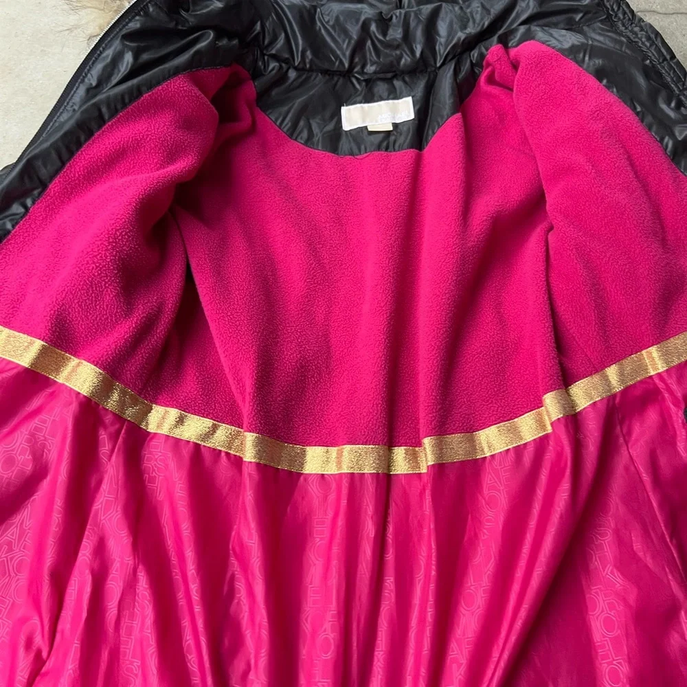 Michael Kors Women's Fuchsia Puffer Jacket - Picture 3 of 16